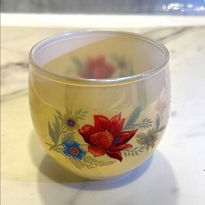 MacNeth-Evans Petalware w Floral Art Glass Vase w Iridescent/Opalescent Finish